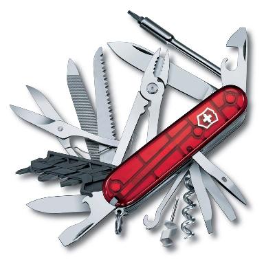 Нож перочинный VICTORINOX CyberTool L, 91 мм, 39 функций, полупрозрачный