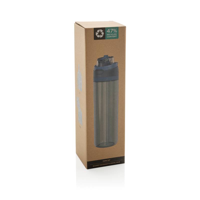 Бутылка для воды Omni Sip из rPET RCS, 800 мл
