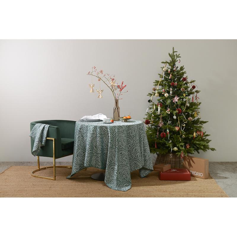 Скатерть из хлопка  с рисунком Спелая смородина, scandinavian touch, 180х260см