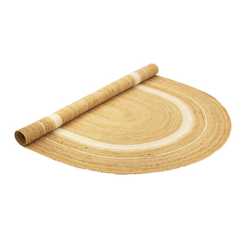 Ковер из джута овальный с вставками  из коллекции ethnic, 160х230см