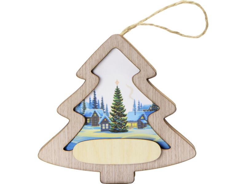 Новогодняя подвеска с подсветкой Ёлочка с индивидуальным дизайном