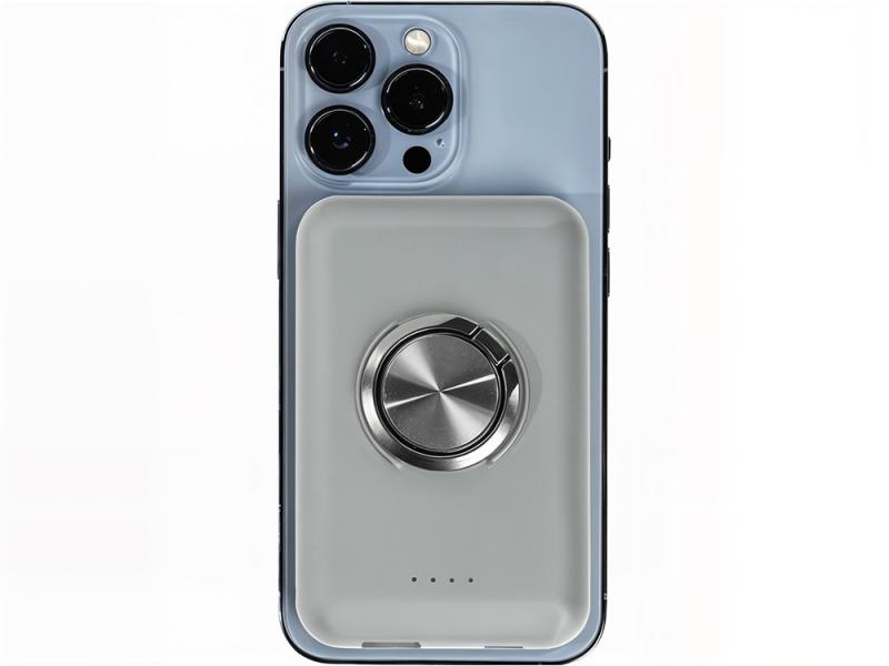 Магнитный беспроводной внешний аккумулятор с быстрой зарядкой QC/PD 20 Вт MagnetIQ, 5000 mAh