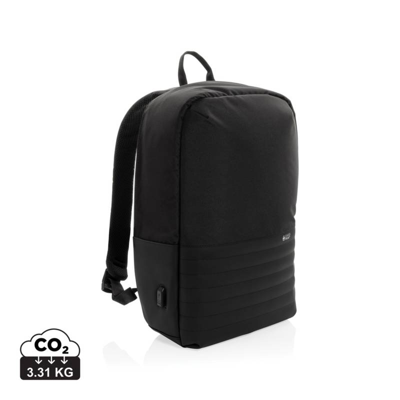 Антикражный рюкзак для ноутбука Swiss Peak с RFID-защитой из rPET AWARE™, 15,6’’