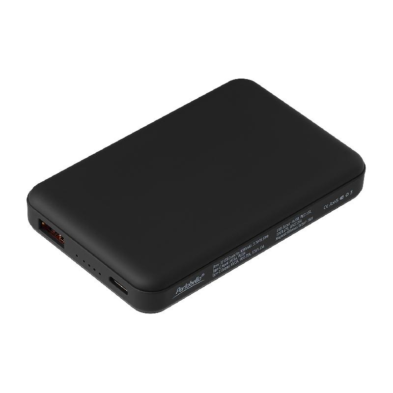 Внешний аккумулятор Ларго PD (Largo PD) 5000mAh с функцией беспроводной зарядки 15W