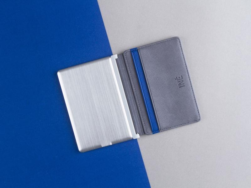 Портмоне с зарядным устройством INE, 3000 mAh