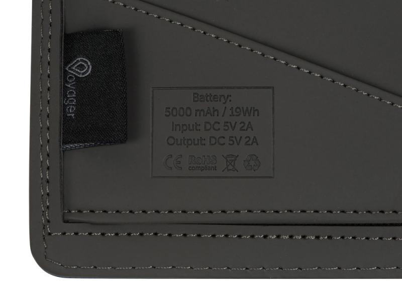 Органайзер с функцией беспроводной зарядки Manner, 5000 mAh