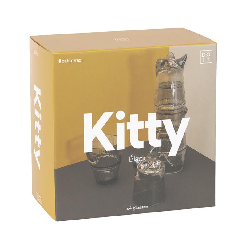 Набор из 4 стаканов kitty