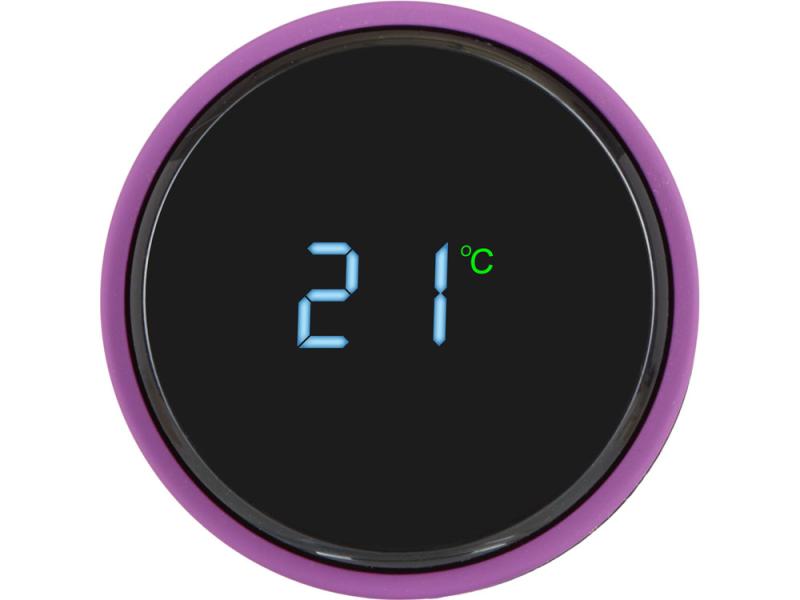 Вакуумный термос Module X с индикатором температуры и медной изоляцией, 500 мл, крафтовый тубус