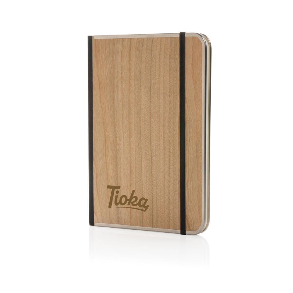 Блокнот Treeline в деревянной обложке FSC®, А5