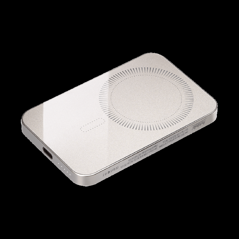 Внешний аккумулятор Артекс PD (Artex PD) 5000mAh с функцией беспроводной зарядки 15W, титановый