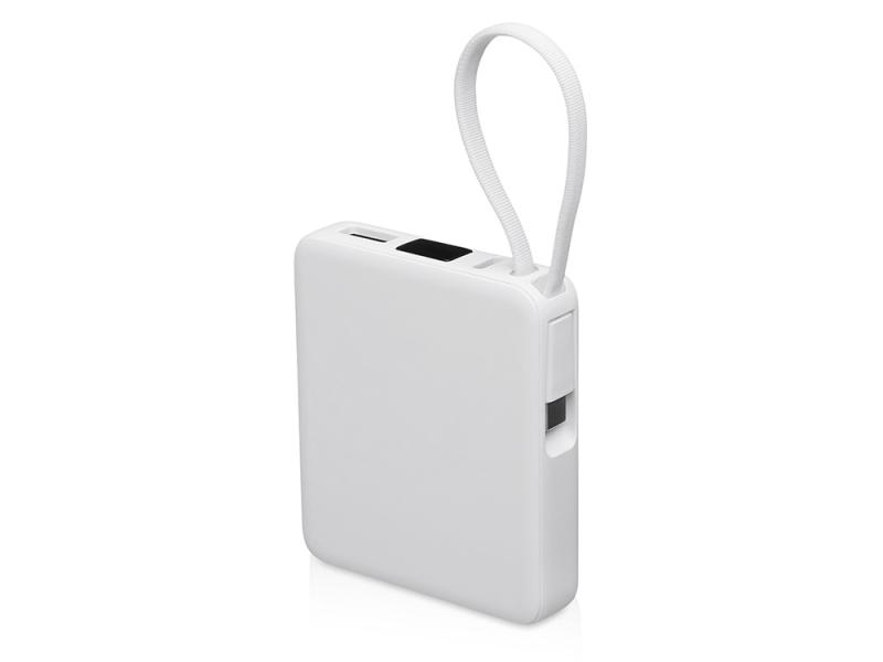 Внешний аккумулятор со встроенным кабелем USB-C Дэнси, 5000 мАч