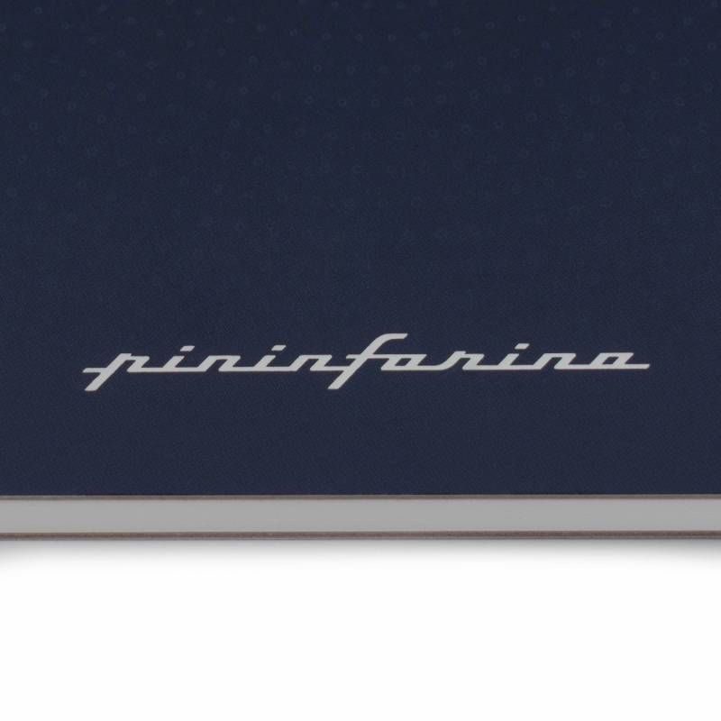 Блокнот линованный Pininfarina из каменной бумаги в твердой обложке, А5, синий