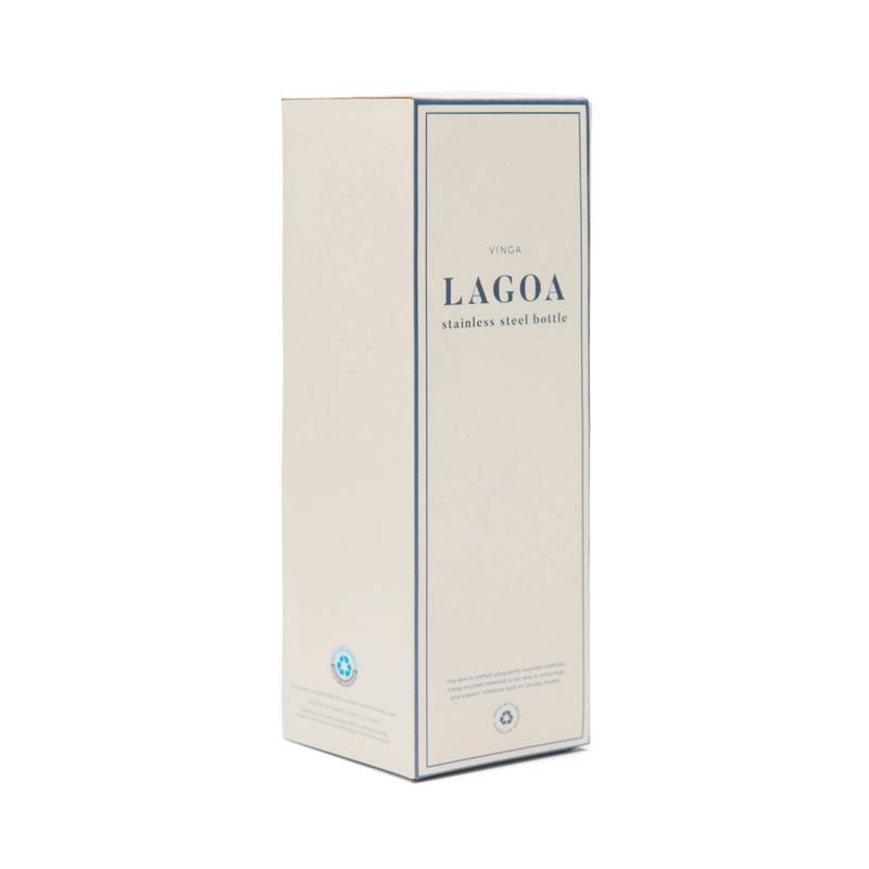 Термобутылка VINGA Lagoa из нержавеющей стали RCS SS, 600 мл