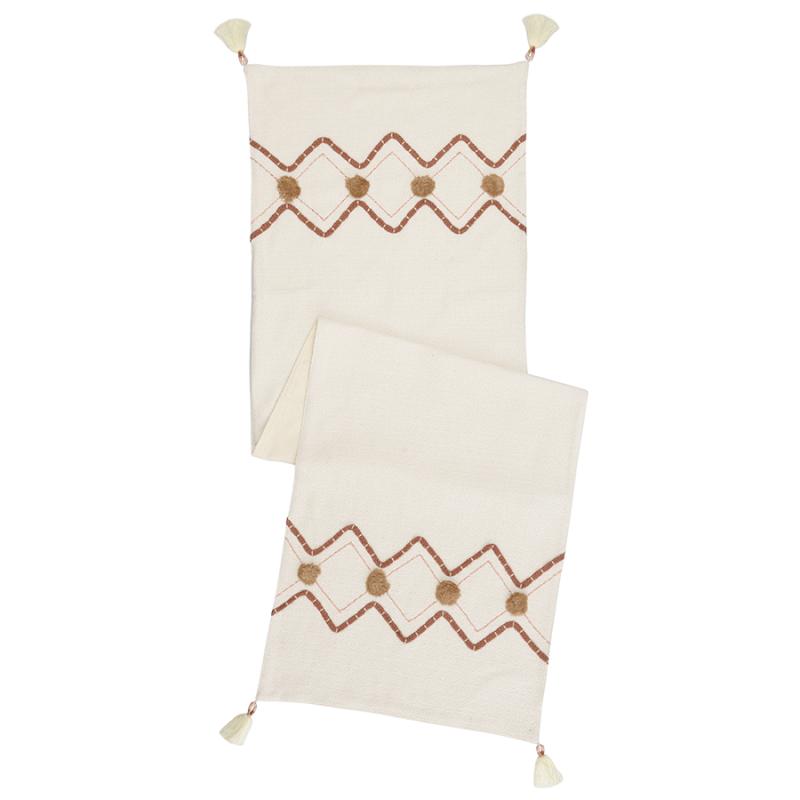 Дорожка на стол с вышивкой geometry из коллекции ethnic, 45х150 см