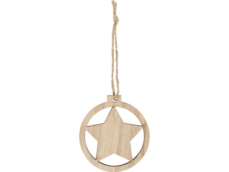 Деревянная подвеска Natall в форме звезды