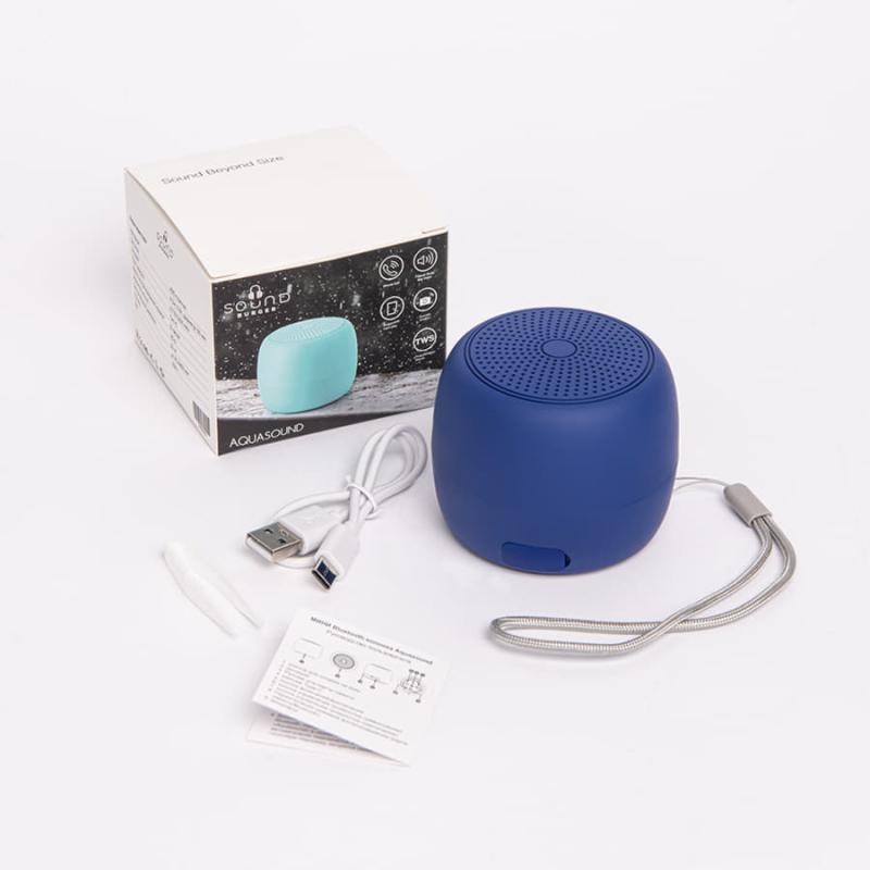 Портативная mini Bluetooth-колонка Sound Burger "Aquasound" серый