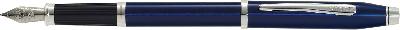 Перьевая ручка Cross Century II Blue lacquer,   с отделкой родием, перо М