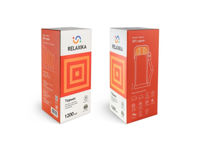 Термос Relaxika универсальный для еды и напитков 201