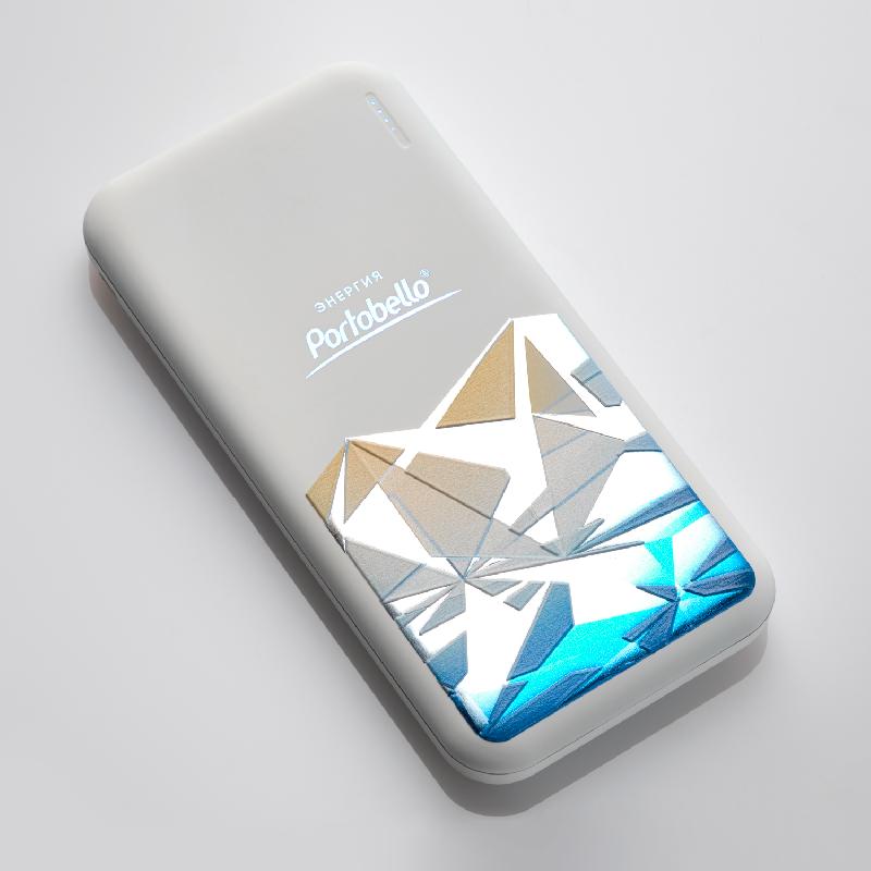 Внешний аккумулятор с подсветкой Люче (Luce) 10000 mAh