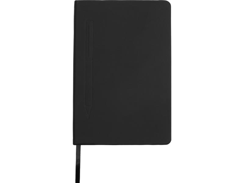 Блокнот А5 Magnet soft-touch с магнитным держателем для ручки