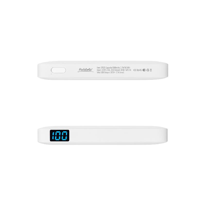 Внешний аккумулятор с подсветкой Ancor 5000 mAh