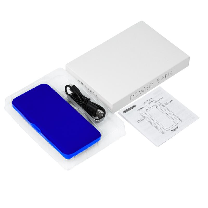 Внешний аккумулятор с подсветкой Люче (Luce) Ultramarine 10000 mAh, 