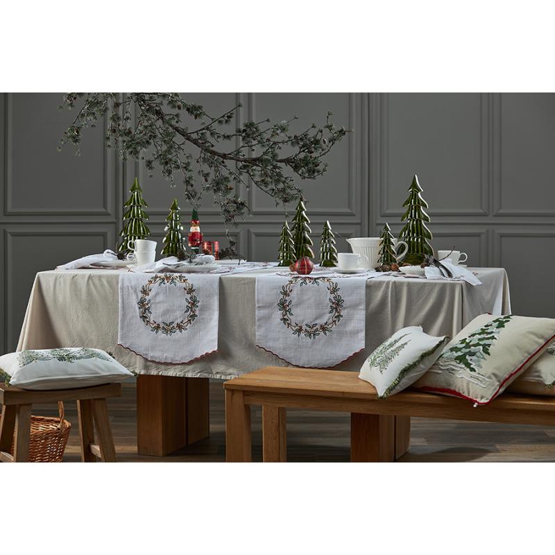 Набор из двух салфеток festive wreath из коллекции new year essential, 45х45 см