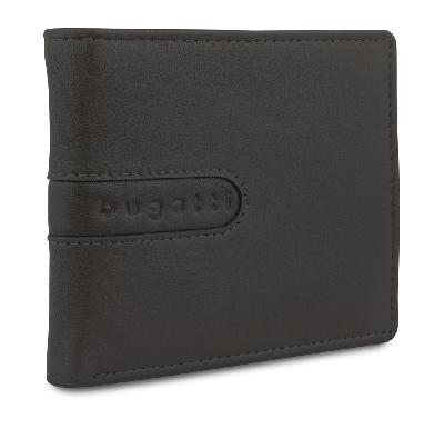 Портмоне BUGATTI Bomba, кожа козыполиэстер, 12х2х9,5 см