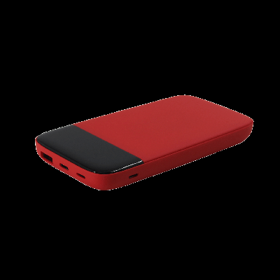 Внешний аккумулятор Bplanner Power 3 ST, софт-тач, 10000 mAh (Красный)