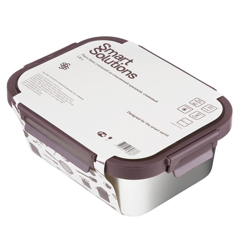 Контейнер стальной click steel, 1,8 л