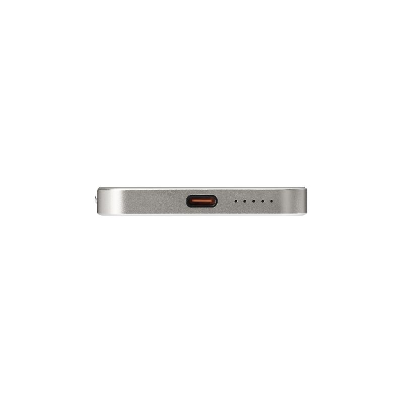 Внешний аккумулятор Артекс PD (Artex PD) 5000mAh с функцией беспроводной зарядки 15W, титановый