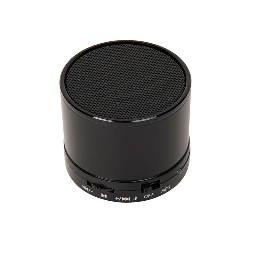Портативная bluetooth-колонка "Martins",белый, 5,9х5 см,пластик,металл