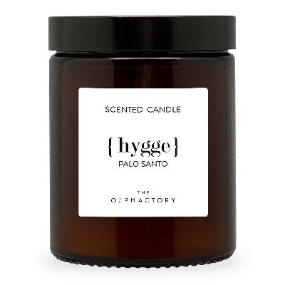 Свеча ароматическая the olphactory, hygge, palo santo, 30 ч