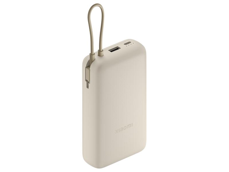 Внешний аккумулятор со встроенным кабелем Xiaomi 33W Power Bank (Integrated Cable), 20000 мАч