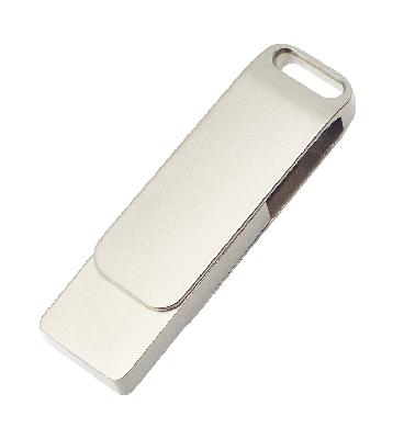Флеш накопитель Bergamo, USB 2.0 16GB, металл