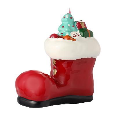 Свеча декоративная festive stocking из коллекции new year essential, 12,5 см