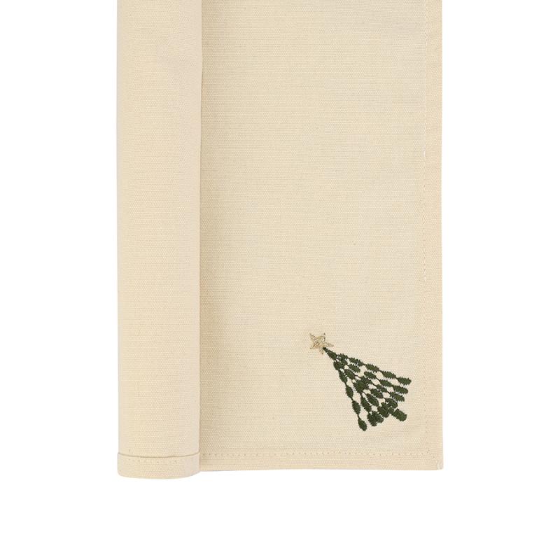 Салфетка сервировочная frozen pines из коллекции new year essential, 45х45 см