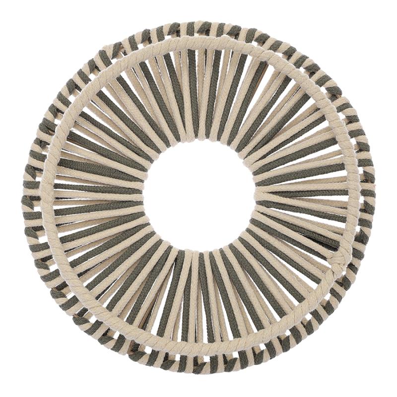 Корзина плетеная dholak grey из коллекции ethnic, размер s
