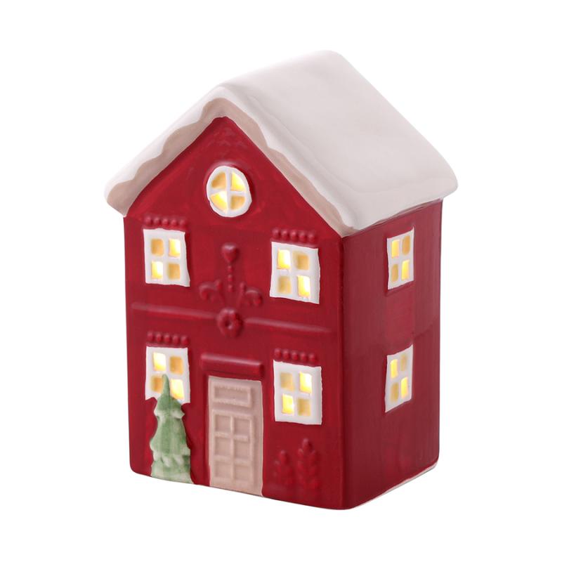 Домик с подсветкой fensborg из коллекции new year essential, 13 см