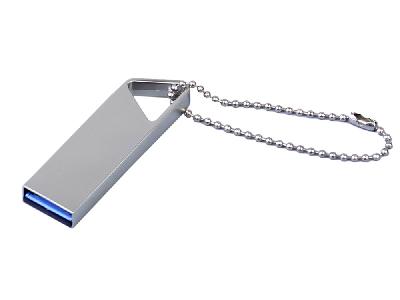 USB 3.0-флешка на 32 Гб с мини чипом и отверстием для цепочки