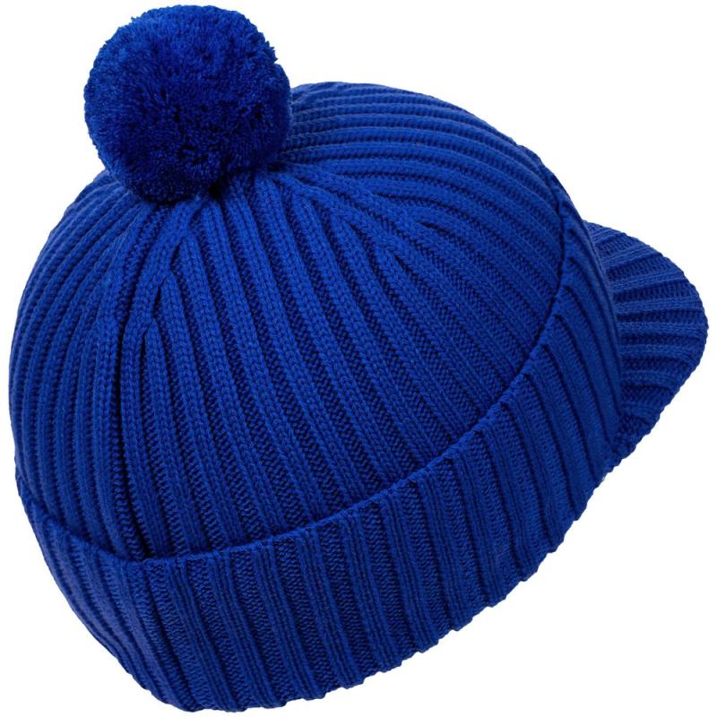 Вязаная шапка с козырьком Peaky