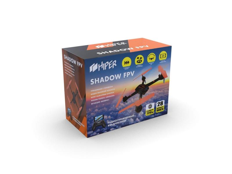 Радиоуправляемый квадрокоптер SHADOW FPV