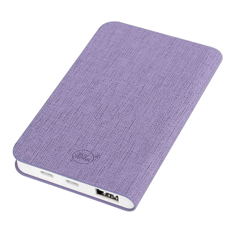 Универсальный аккумулятор "Provence" (5000mAh),голубой,7,5х12,1х1,1см, искусственная кожа,пл