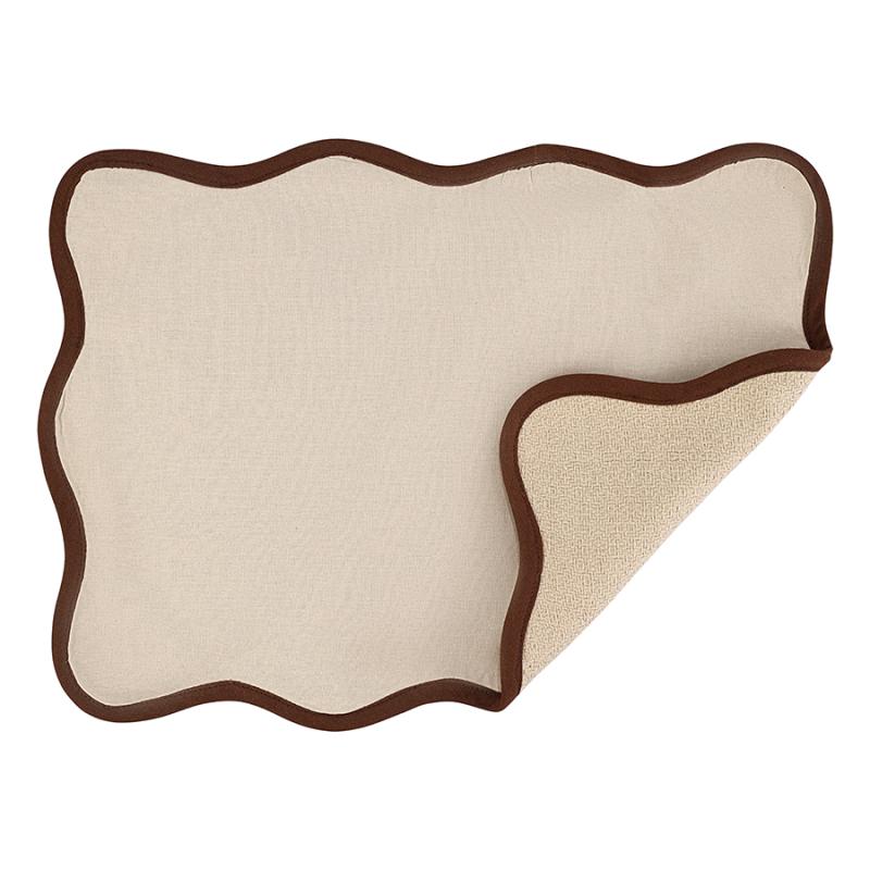 Салфетка под приборы desert waves из коллекции essential, 33х48 см