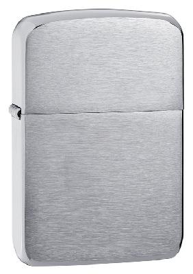 Зажигалка ZIPPO 1941 Replica™ с покрытием Brushed Chrome, латунь, 38x13x56 мм