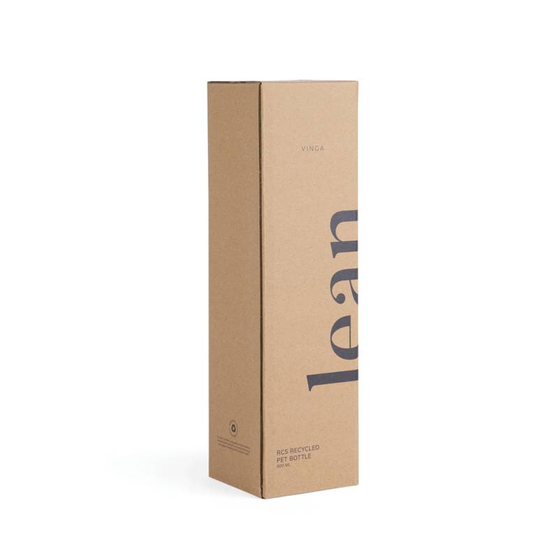 Бутылка для воды VINGA Lean из rPET RCS, 800 мл
