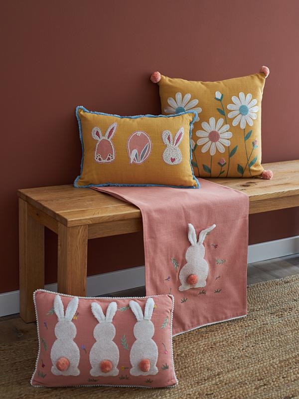 Дорожка на стол funky bunnies из коллекции e essential, 45х150 см