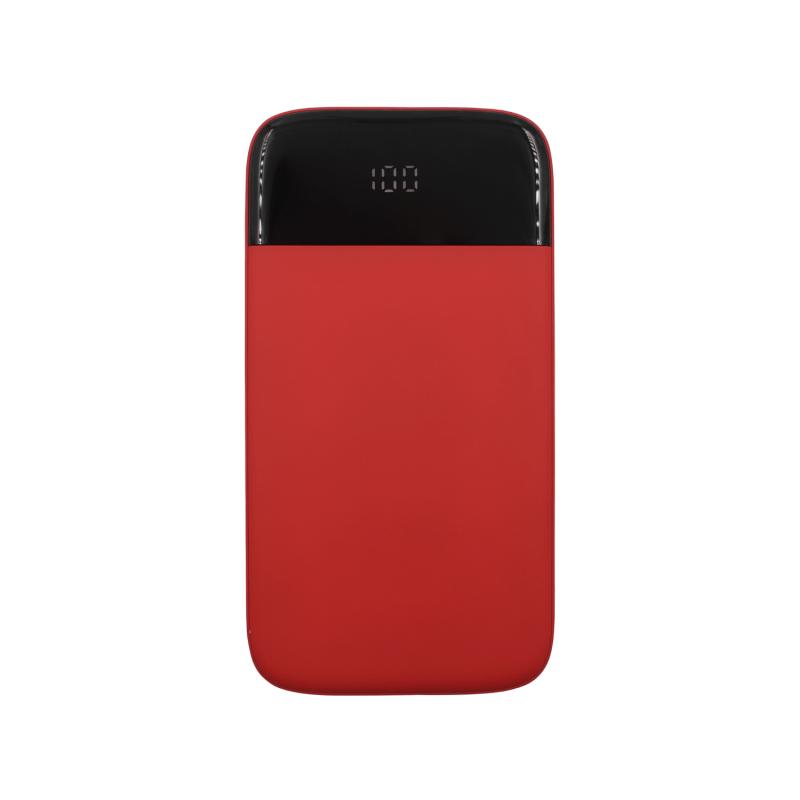 Внешний аккумулятор Bplanner Power 3 ST, софт-тач, 10000 mAh (Красный)