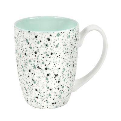 Кружка TERRAZZO, белый с розовым, 330мл, фарфор