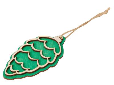 Деревянная подвеска на елку Cedar